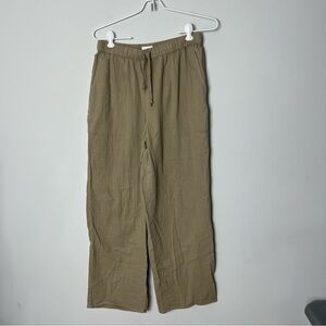 wilfred free organic cotton gauze small Women's Pants khaki